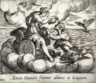 Aeneas Humitio flumine ablutus in Indigitem (The Immortalization of Aeneas), pl.141 from the series Ovids Metamorphoses