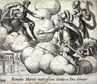 Romulus Martis intercessione deitate a Iove donatur (The Immortalization of Romulus), pl.144 from the series Ovids Metamorphoses