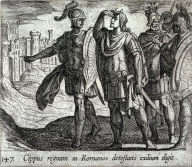 Cippus regnum in Romanos detestans exilium eligit (Cipus with His Horns), pl.147 from the series Ovids Metamorphoses