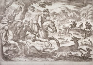 Deer Hunt, pl. 4 from the series Hunting Scenes VI