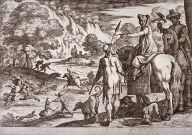 A Boar Hunt, pl. 8 from the series Hunting Scenes VI