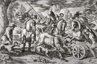 A Bull Hunt, from the series Hunting Scenes VII