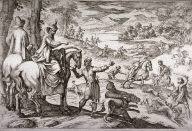 Deer and Wolf Hunt, from the series Hunting Scenes VII