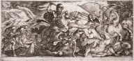 Cavalry Attack with Soldiers Fleeing, from the series Battle Scenes I