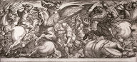 Battle Between Cavalry and Infantry, from the series Battle Scenes I
