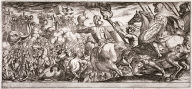 Cavalry Attack on a Walled Fortress, from the series Battle Scenes I