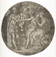Young Couple Seated on a Bed
