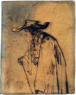 Study of a Bearded Old Man with a Wide-brimmed Hat