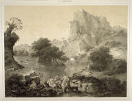 Herclue Vainqueur De Cacus ...nineteenth plate in the book..[Titles in Russian and French]....Imperatorskaya Ermitazhnaya Galereya Galérie Impériale de l'Ermitage (Saint Petersburg: Gohier Desfontaines, 1847)