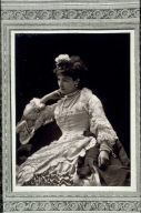 Sarah Bernhardt, seventy-third plate in this bound selection of 81 illustrated essays from the series,Galerie contemporaine, littéraire, artistique