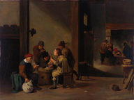 Revelers in a Tavern Interior