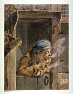 Man Smoking Pipe