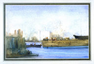View of Naples from the water