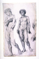 Two Standing Male Figures