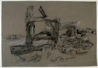 Unititled (still life with wooden beams)