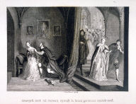 Anne Boleyn receiving proof of Henry's passion for Jane Seymour