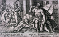 Exius humanos artus..., pl. 122 from P. Ovidius Naso, De Metamorphosen (The Metamorphosis of Ovid)