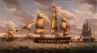 British Merchantman in the River Mersey off Liverpool