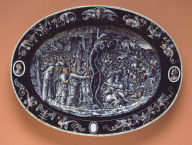 Platter: Abram Returning the Goods of the King of Sodom