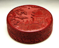 Box (He) with a Scholar and Attendants in a Garden