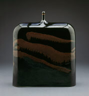 Vase, Flask Form, Hunan Tenmoku
