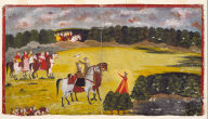 A Prince with a Hawk and Ladies Hunting
