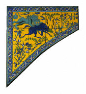 Tile panel for a spandrel