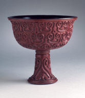 Stemmed Cup (Gaozu Bei) with Sword-Pommel Pattern