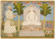 Rai Sabha Chand at a Jain Shrine