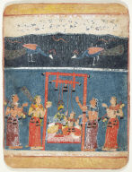 Folio from a Ragamala Album: Hindola Raga