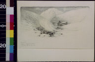 Mountainous landscape with homestead