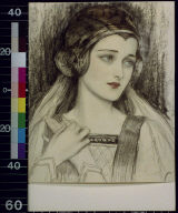 Girl in Medieval costume