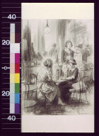 Delegating her job to a colleague at the perfumes --
