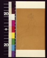 Seated nude woman