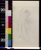 Man and woman dancing close