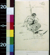 Man seated on the ground