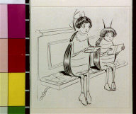 Betty and Benny were made to sit on the front seat in church