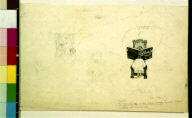 Girl in armchair reading "Ritual" book and initial H