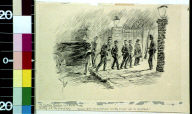 Several officers descended and hurriedly passed into the courtyard