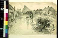 A street in a mining village in Pennsylvania
