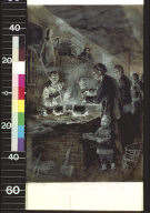 Chinamen confined within the Chinese quarter, cooking their meals
