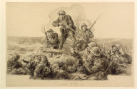 They arrived in time to find Bill holding up at the point of his rifle the living men in a welter of gray-green figures about the gun