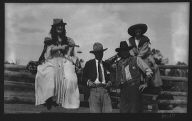 Movie set for a western