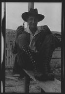 Movie set for a western