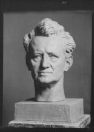 Portrait sculpture of Arnold Genthe