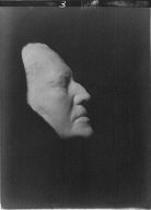 Sculpture mask of Arnold Genthe by Robert Aitken