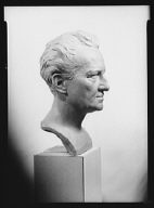 Portrait sculpture of Arnold Genthe