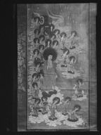 Screen painting that belonged to Arnold Genthe