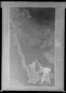 Screen painting that belonged to Arnold Genthe