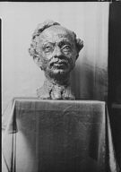 Epstein, Jacob, Mr., sculpture of poet Moysha Oyzed